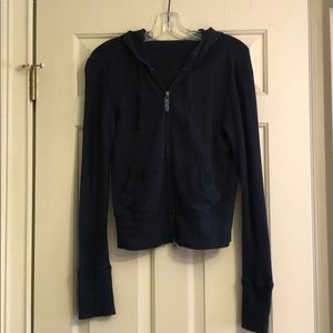 Old Navy Blue Long-Sleeves Zip-Up Hoodie